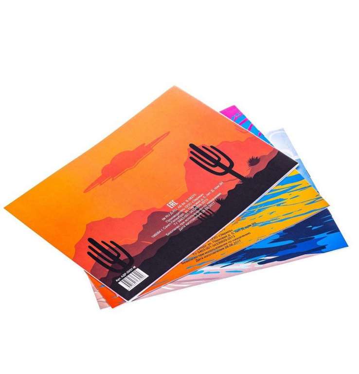 Finn-Lux / Альбомы для рисования, набор 3 шт: 8 листов, 12 листов и 20 листов