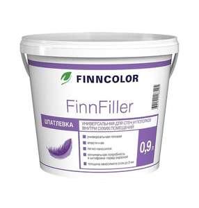 Шпатлёвка финишная Finncolor белая 0,9кг