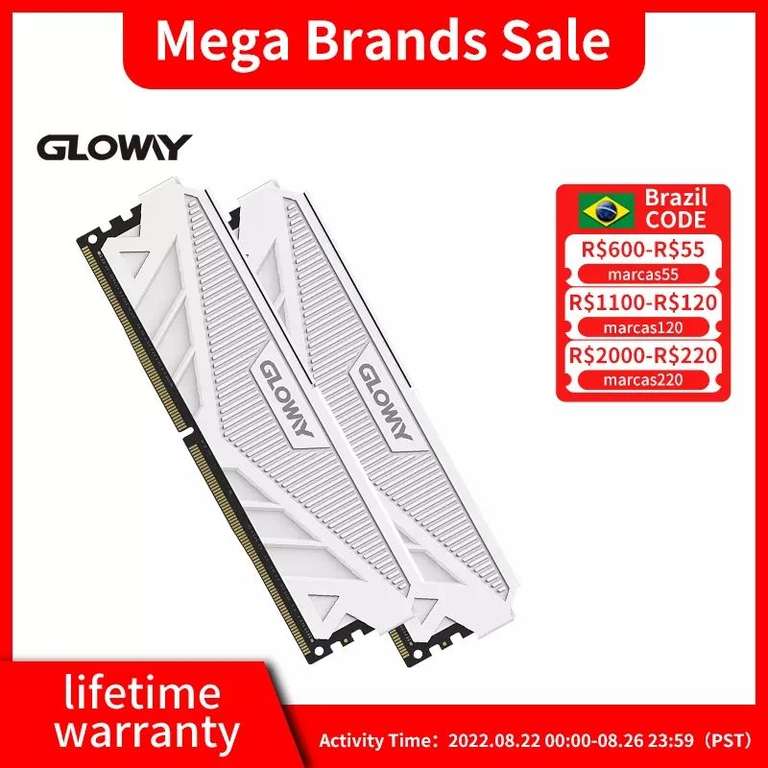 Оперативная память GLOWAY DDR4 32Gb (2х16Gb) 3200Mhz XMP новая