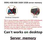 Оперативная память ENvinda MEMORY RAM DDR3 1x16 ГБ 1600 МГц серверная (из-за рубежа)