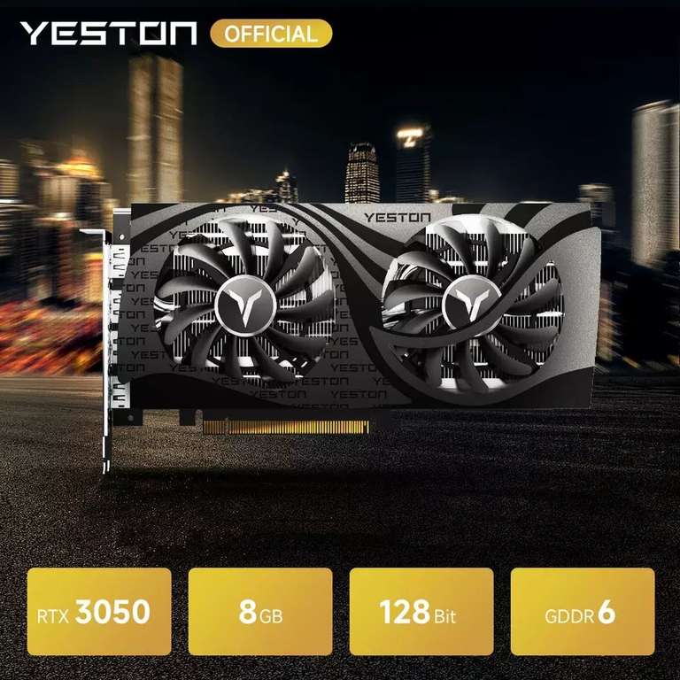 Видеокарта YESTON GeForce RTX 3050
