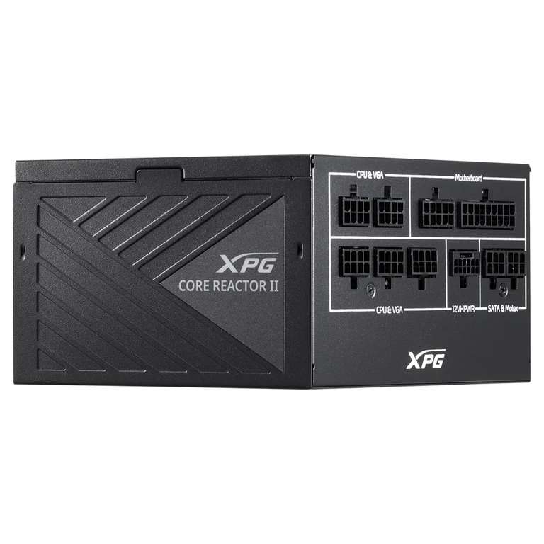 Блок питания XPG Core Reactor II 850 Вт (COREREACTORII850G-BKCEU), Модульный, 80+ Gold, 12VHPWR (c WB кошельком)