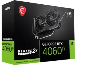 Видеокарта MSI GeForce RTX 4060 Ti VENTUS 16 ГБ (из-за рубежа)