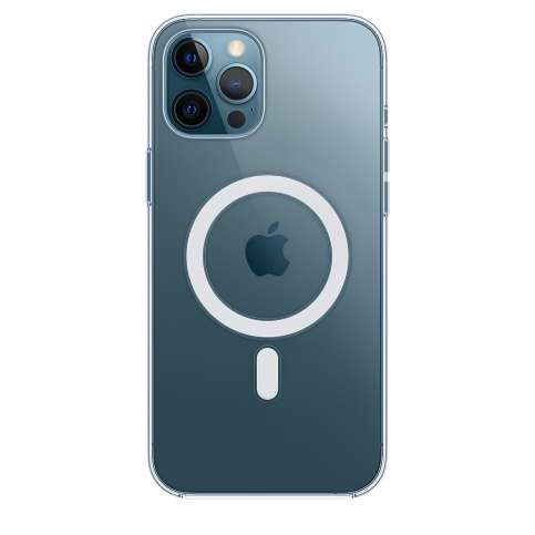 Клип-кейс Apple Clear Case with MagSafe для iPhone 12 Pro Max прозрачный (MHLN3ZE/A)