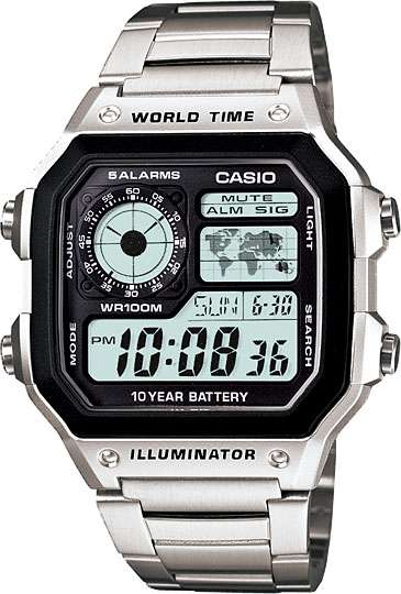 Наручные часы электронные Casio Illuminator Collection AE-1200WHD-1A (2500₽ с товаром-добивкой)