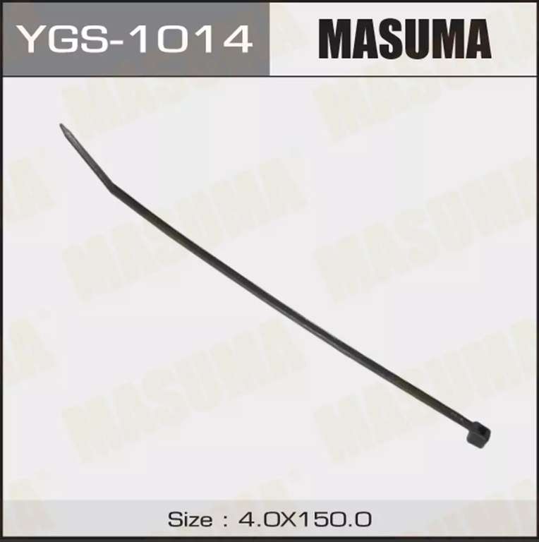 Хомут пластиковый Masuma черный 4х150 (уп.100 шт)