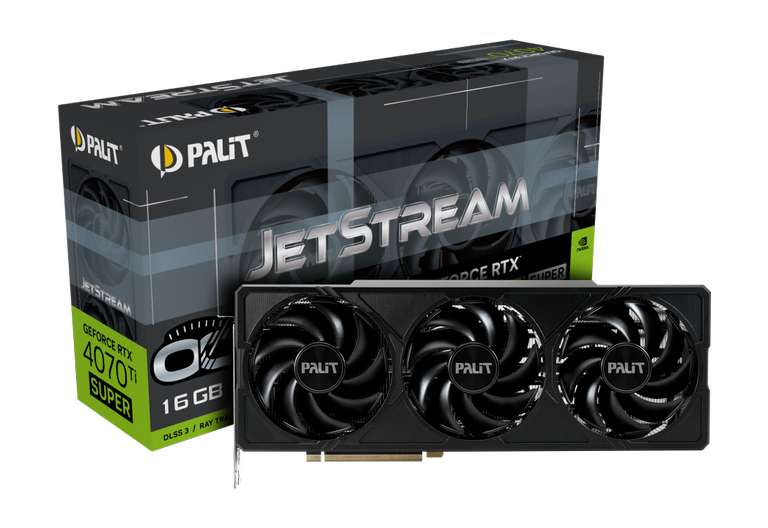 Видеокарта Palit RTX 4070 Ti SUPER JETSTREAM OC 16GB, RTL (цена с WB кошельком)