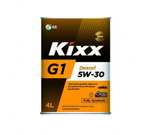 Моторное масло KIXX G1 Dexos1 SN Plus, 5W30, синтетическое, 4 л
