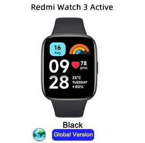 Xiaomi Redmi Watch 3 Active 1,83", 5 атм водонепроницаемые, Bluetooth, звонки, 100 + спортивных режимом