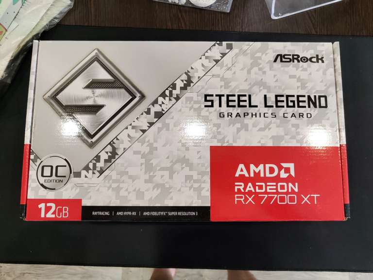 Видеокарта AMD RADEON RX 7700 XT Steel Legend (+32 100 спасибо)