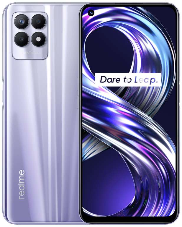 Смартфон Realme 8i 4/64Гб, фиолетовый