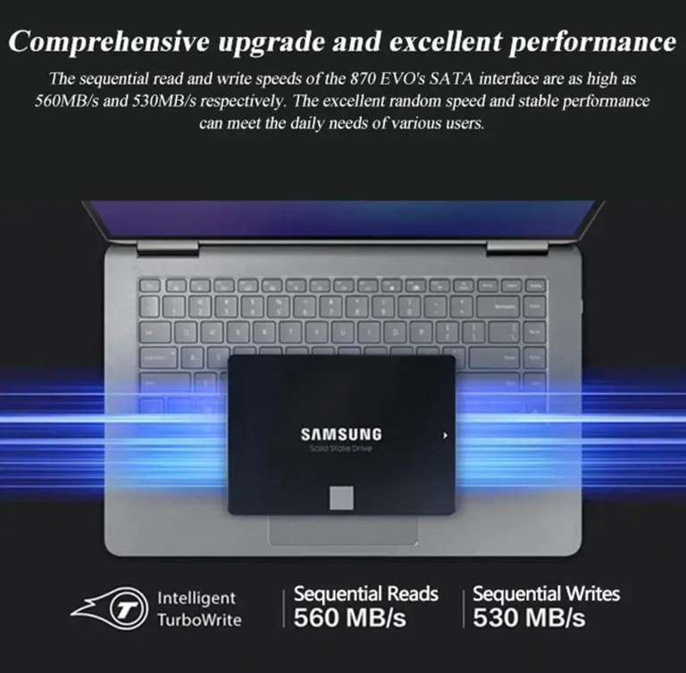 SSD Samsung 870evo 500gb