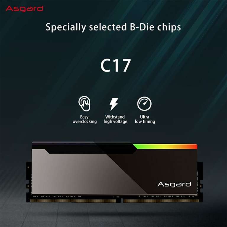 Оперативная память Asgard DDR4 16GBx2 3600 B-die CL14