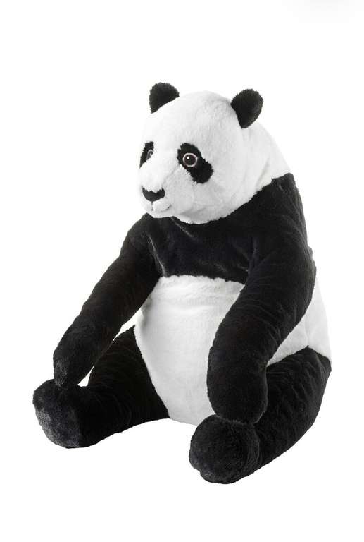 Мягкая игрушка ИКЕА ДЬЮНГЕЛЬСКОГ Панда, 47 см, черно-белый
