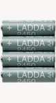 Аккумуляторные батарейки Ni-Mh 2450 мА·ч 1.2 В ИКЕА ЛАДДА HR06 AA , 8 штук (+ААА в описании)