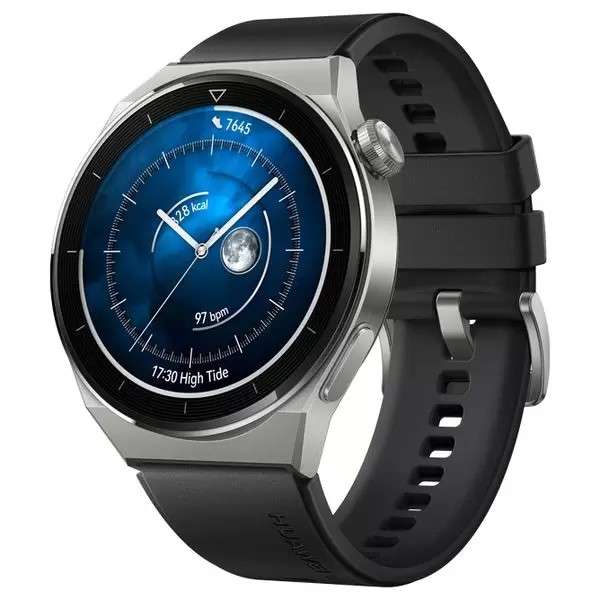 Смарт-часы Huawei GT 3 Pro OND-B19 Light Titanium/Black Fluoroel + возврат бонусами Сбермегамаркет 9240