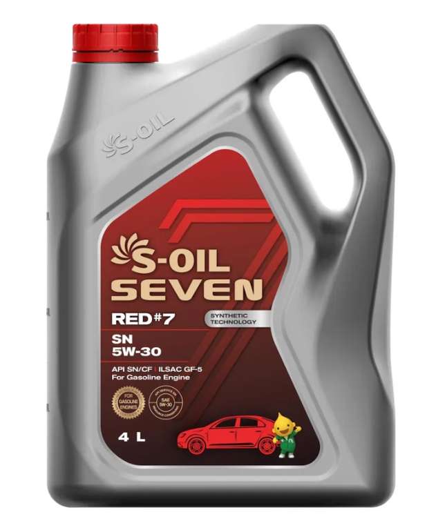 Масло моторное S-OIL SEVEN RED 7 5W-30 (цена с ozon картой)