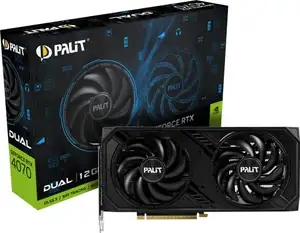 Видеокарта Palit GeForce RTX 4070 Dual 12 ГБ (с картой Ozon)