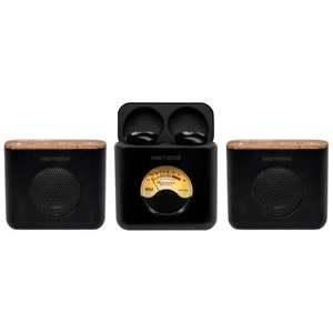Комплект наушники беспроводные и колонки Meters LINX Stereo Speaker System,черные