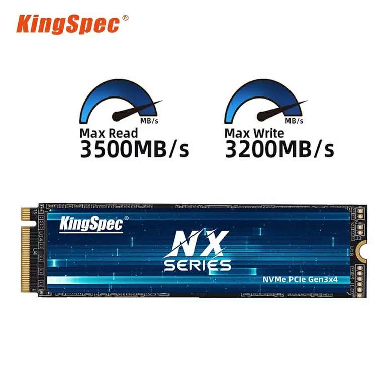 SSD KingSpec M2 nvme, на 1Tb (пока действует акция на скидку 200₽ за каждые 2000₽)
