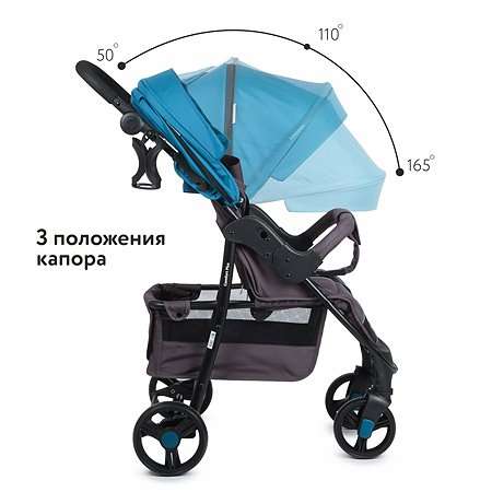 Маневренная коляска Babyton Comfort Plus (три цвета: бежевый, голубой, пурпурный)