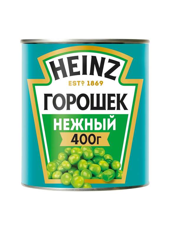Горошек зеленый Heinz., 400 гр.