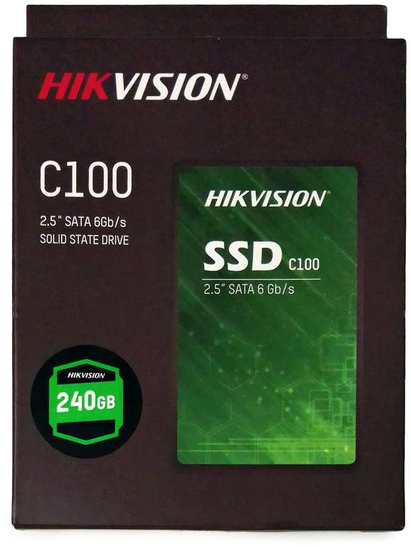 SSD накопитель 240ГБ Hikvision C100 (HS-SSD-C100/240G) SATA 2.5" (цена не у всех)