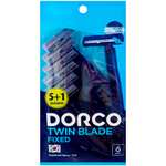 Бритвы одноразовые DORCO TD708, 2 лезвия, 6 шт. (+ женские бритвы одноразовые DORCO EVE2 Simple TD, 5 шт., в описании)