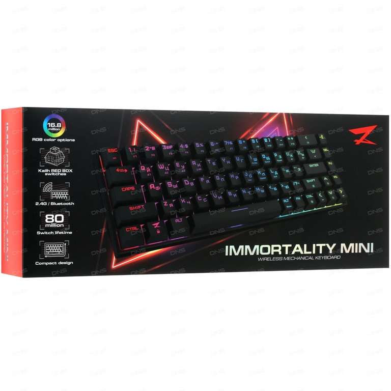 Клавиатура беспроводная ZET GAMING Immortality mini