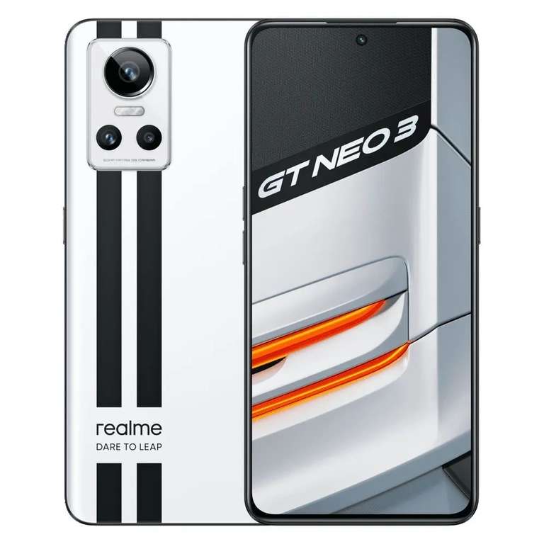 Смартфон realme GT Neo 3 5G NFC Глобальная прошивка 12+256Гб (из-за рубежа, по Ozon карте)