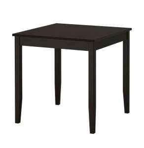 Стол кухонный ИКЕА Лерхамн, ДхШ: 74 х 74 см, черный/коричневый (персональная цена может отличаться на аккаунтах)