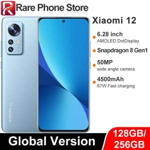 Смартфон Xiaomi 12, Глобал, 8/256 Гб, 3 расцветки (8/128 Gb - 22581 руб, 12/256 Gb - 27954 руб)