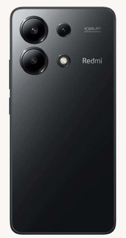 Смартфон Xiaomi Redmi Note 13 4G 8/128 ГБ RU, Dual nano SIM, midnight black (с картой Пэй)