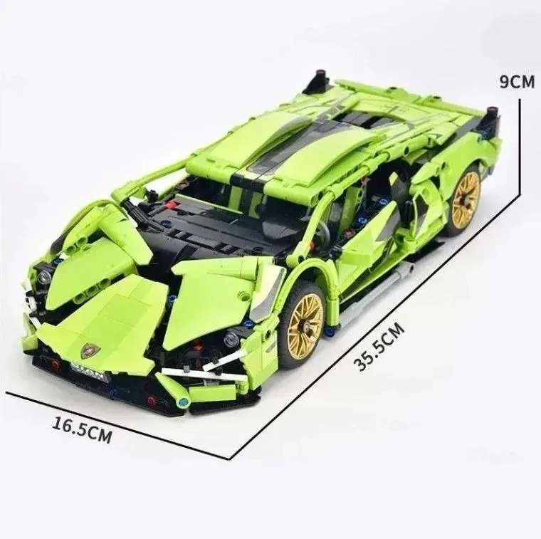Конструктор Lamborghini Sian FKP 37, 1280 деталей (цена с Ozon картой и с бонусами продавца; цена зависит от региона)