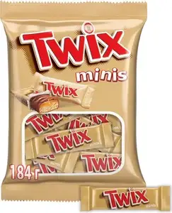 Конфеты шоколадные батончики Twix Minis, 184 г (по карте OZON)