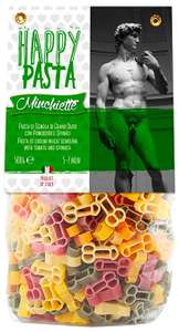 Макаронные изделия Dalla Costa Happy Pasta Minchiette фигурные со шпинатом и томатами, 500 г,