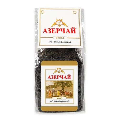Черный чай крупнолистовой Азерчай рассыпной 200 гр по 2 пачки