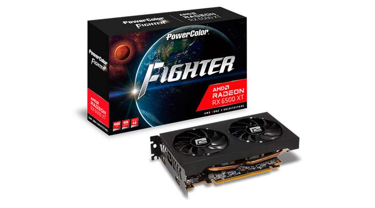 Видеокарта PowerColor AMD Radeon RX 6500 XT Fighter