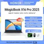 16" ноутбук Honor MagicBook X16 Pro 2023 R7 7840HS, AMD 780M, 16+512 Гб
