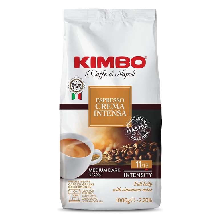 Кофе в зернах Kimbo Crema intensa, 1 кг, арабика, робуста