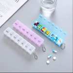 Контейнер для таблеток на 7 дней, 4 цвета 7days pill box