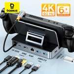 Док-станция Baseus GamerX Type-C/4K/USB3.0/Ethernet (для Steam Deck, Nintendo Switch, Rog Ally и др.)