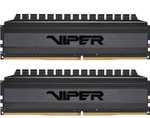 Оперативная память Patriot Memory Viper 4 Blackout DDR4 3600 МГц 2x8 ГБ (PVB416G360C8K), с Озон картой