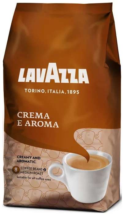 Кофе в зернах Lavazza Crema e Aroma 1 кг (цена с ozon картой)