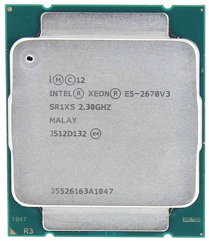 Процессор Intel Xeon E5-2670 v3 LGA2011-3, 12 x 2300 МГц, OEM