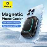 Магнитный охладитель для телефона Baseus Magnetic Phone Cooler с БЗУ