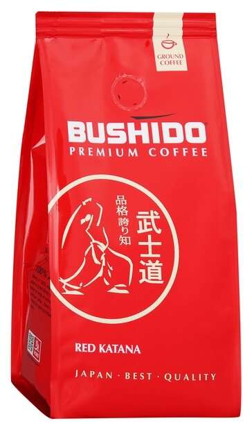 Кофе молотый Bushido Red Katana, 227 гр.