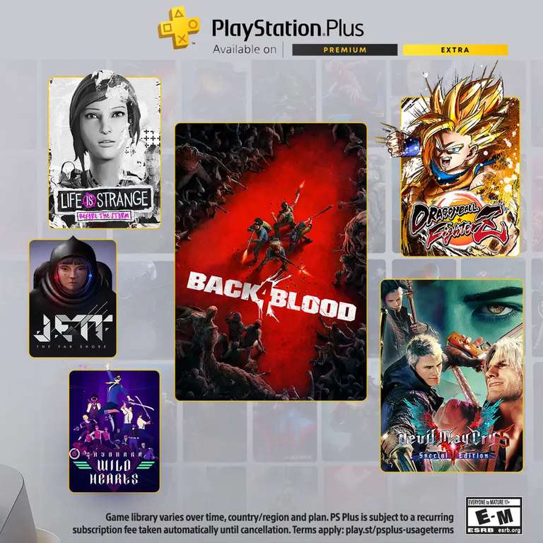 PlayStation Plus Extra и Premium Enero :: Devil May Cry 5, Life is Strange, Dragon Ball FighterZ, Just Cause 4: Reloaded