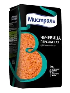 Чечевица Мистраль красная Персидская, колотая, 450 г