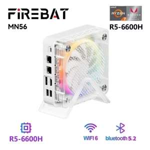 Мини ПК Firebat MN56 (Ryzen 5 6600H, RAM 16 ГБ, SSD 512 ГБ, Radeon 660M), из-за рубежа